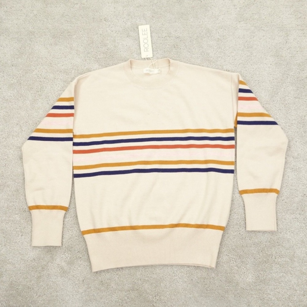 ROOLEE SWEATER Women’s Tan with Stripes